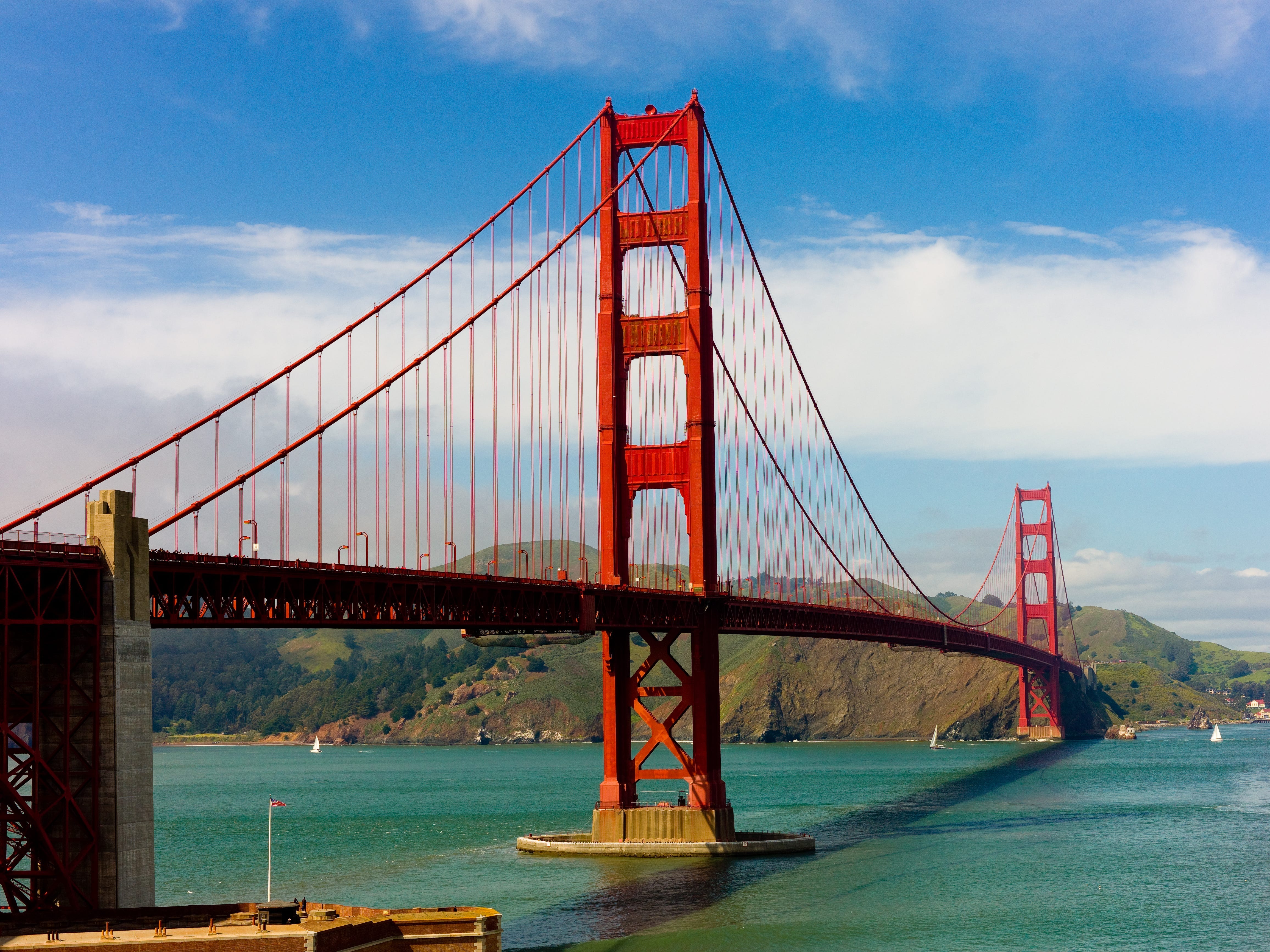Golden Gate Bridge in San Francisco, Kalifornien.