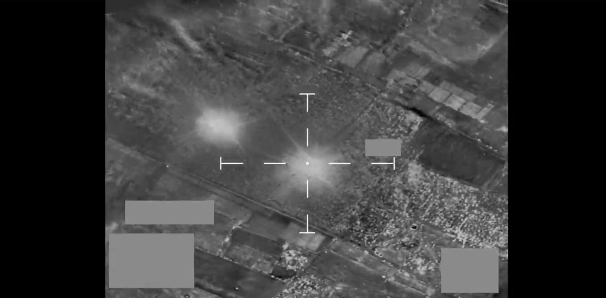 Das Filmmaterial zeigt Luftangriffe im Jemen zu Beginn des 12. Januar 2024.