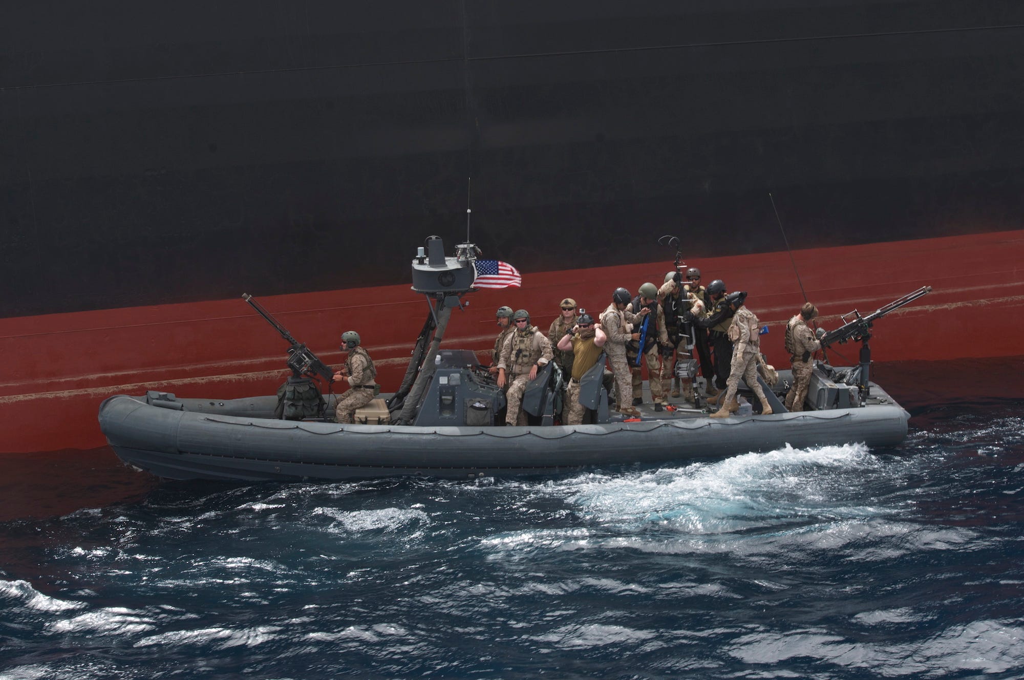 Navy SEAL besucht Borddurchsuchungsbeschlagnahme VBSS