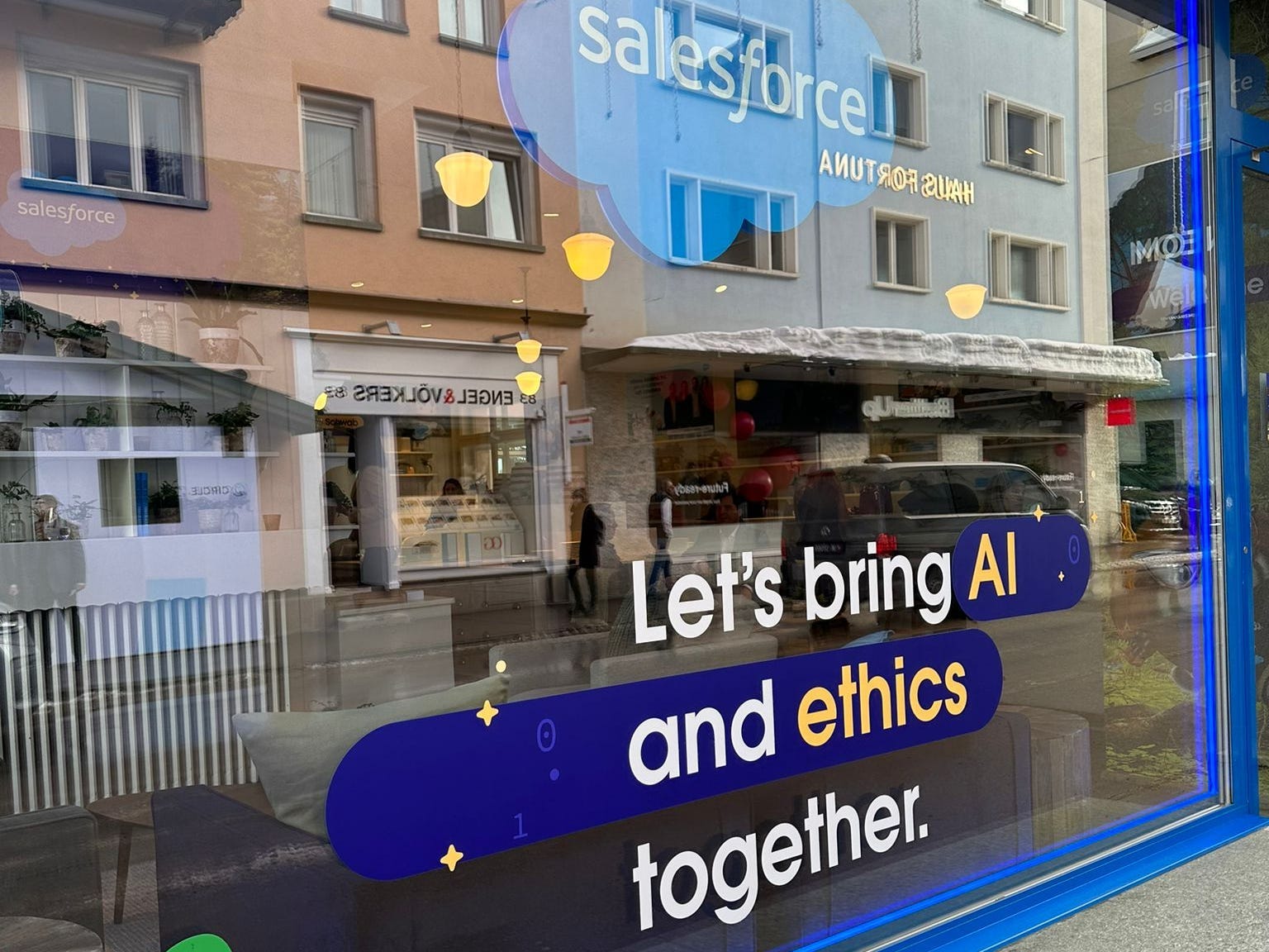 Salesforce AI-Slogan in Davos