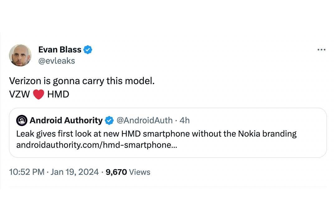 Das erste Telefon der Marke HMD wird offenbar in die USA kommen und sieht optisch gar nicht so schlecht aus