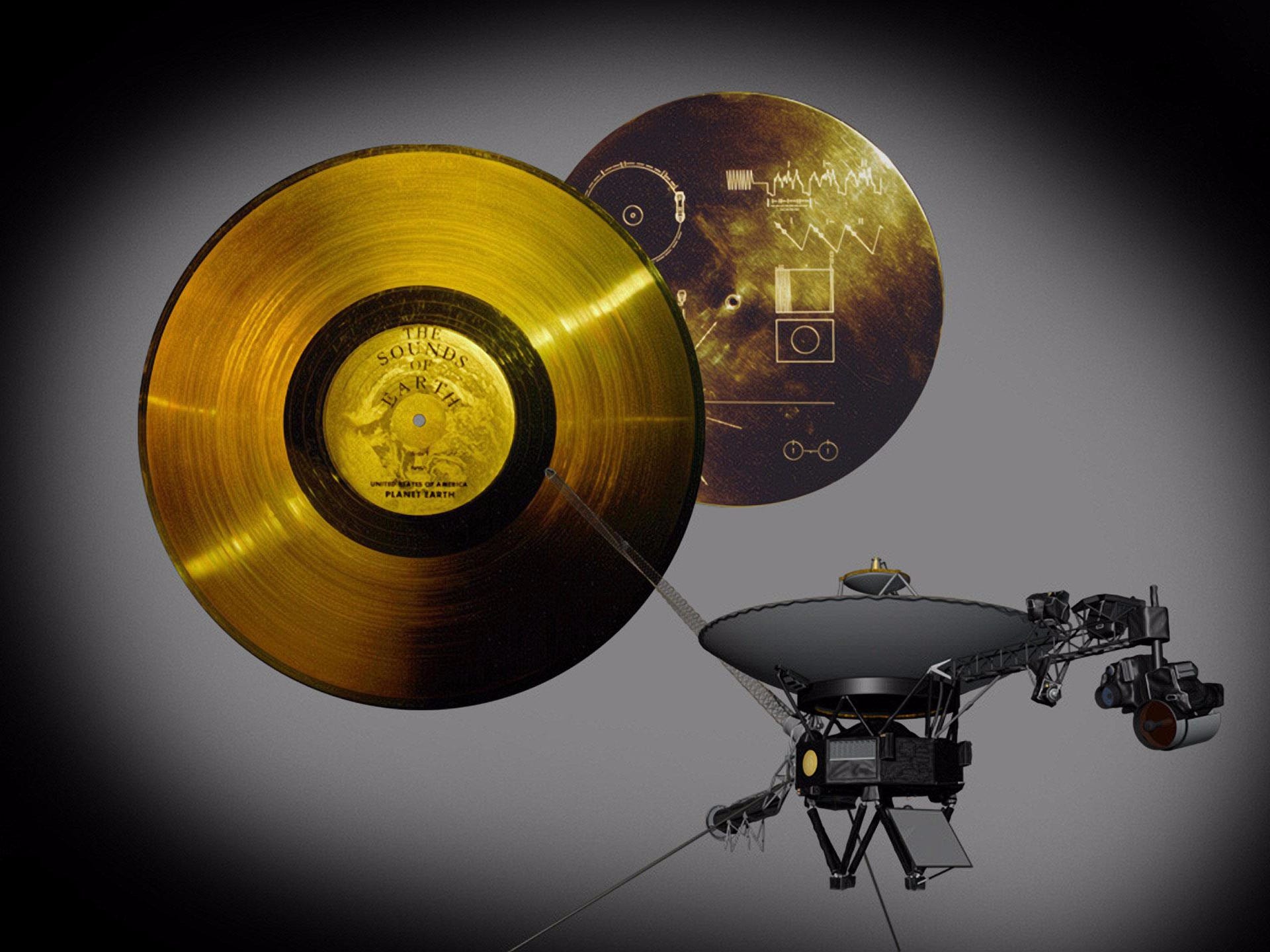 Voyager-Raumschiffsonde Golden Records NASA JPL 540489main_pia14113 full_full