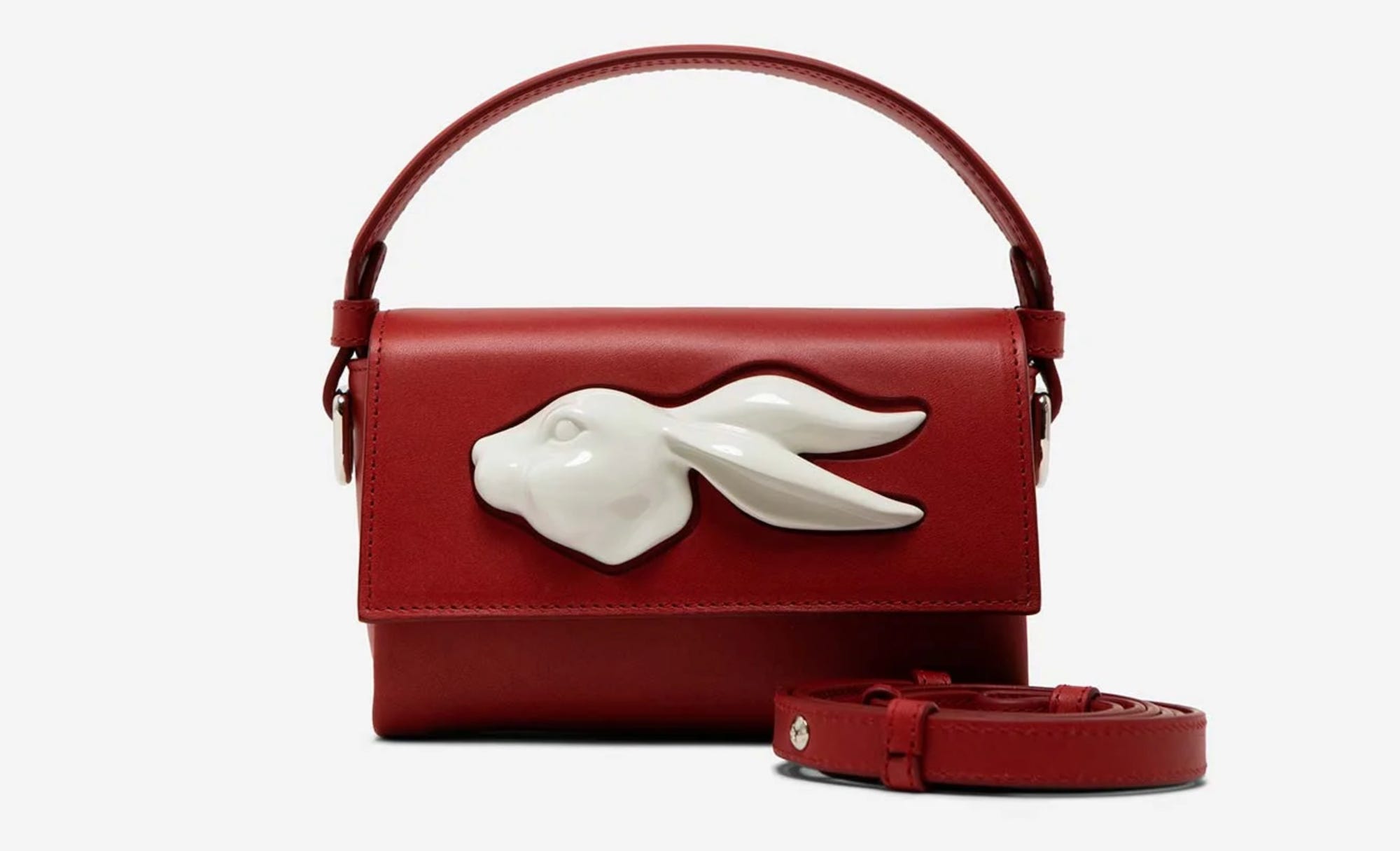 Die Flap Mini Rabbit Head Tasche von Andres Gallardo.