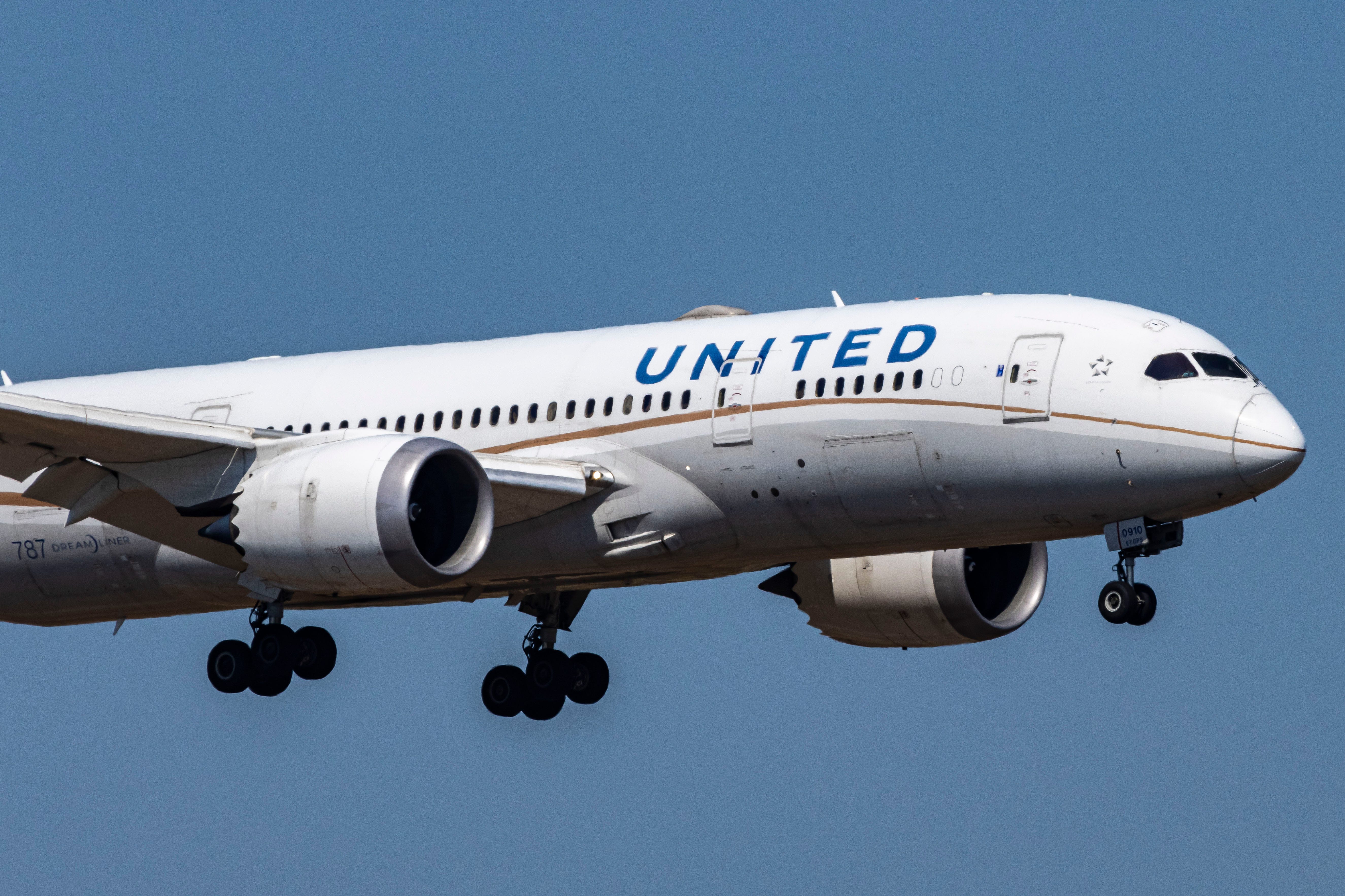 Ein Flugzeug der United Airlines.