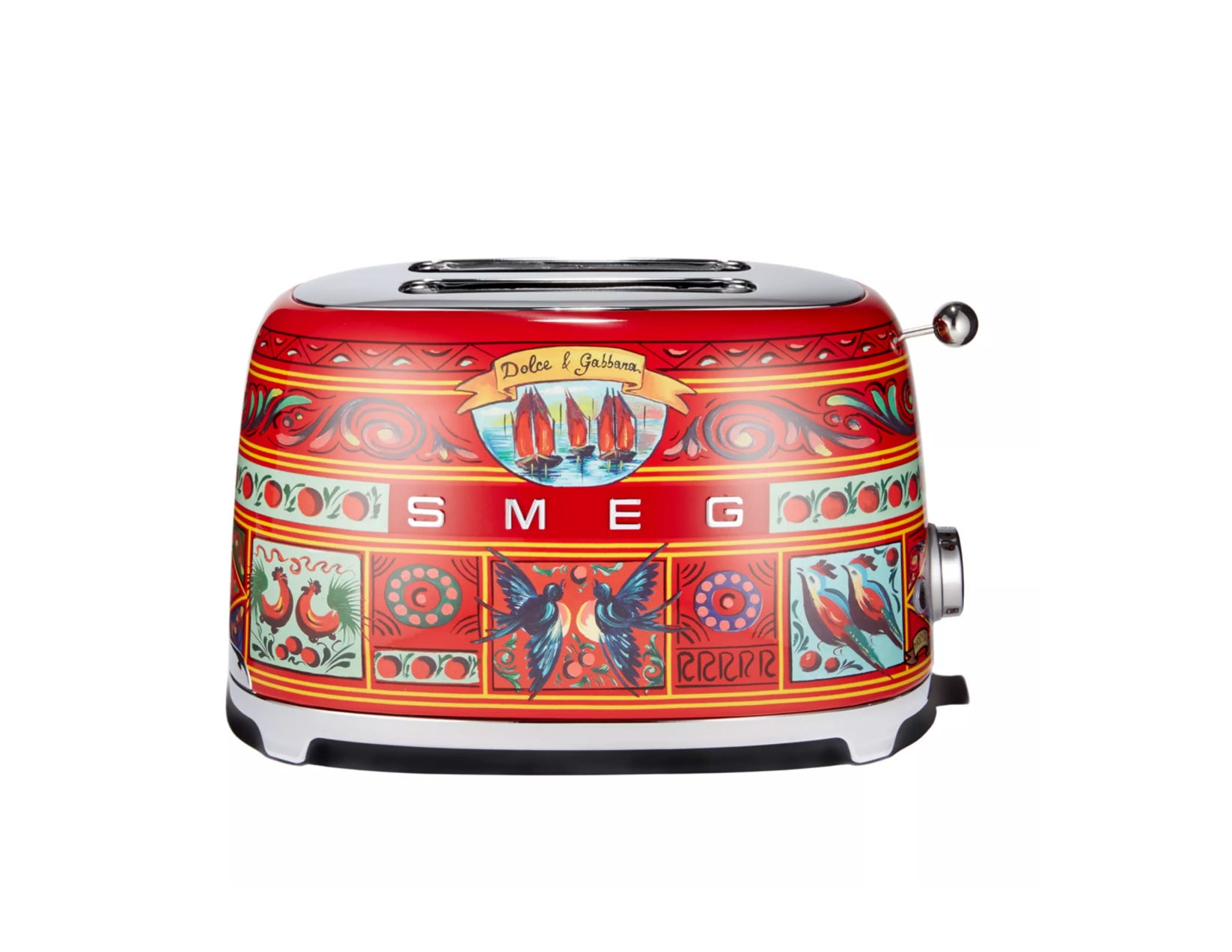 Ein Toaster von Smeg, Dolce & Gabbana.