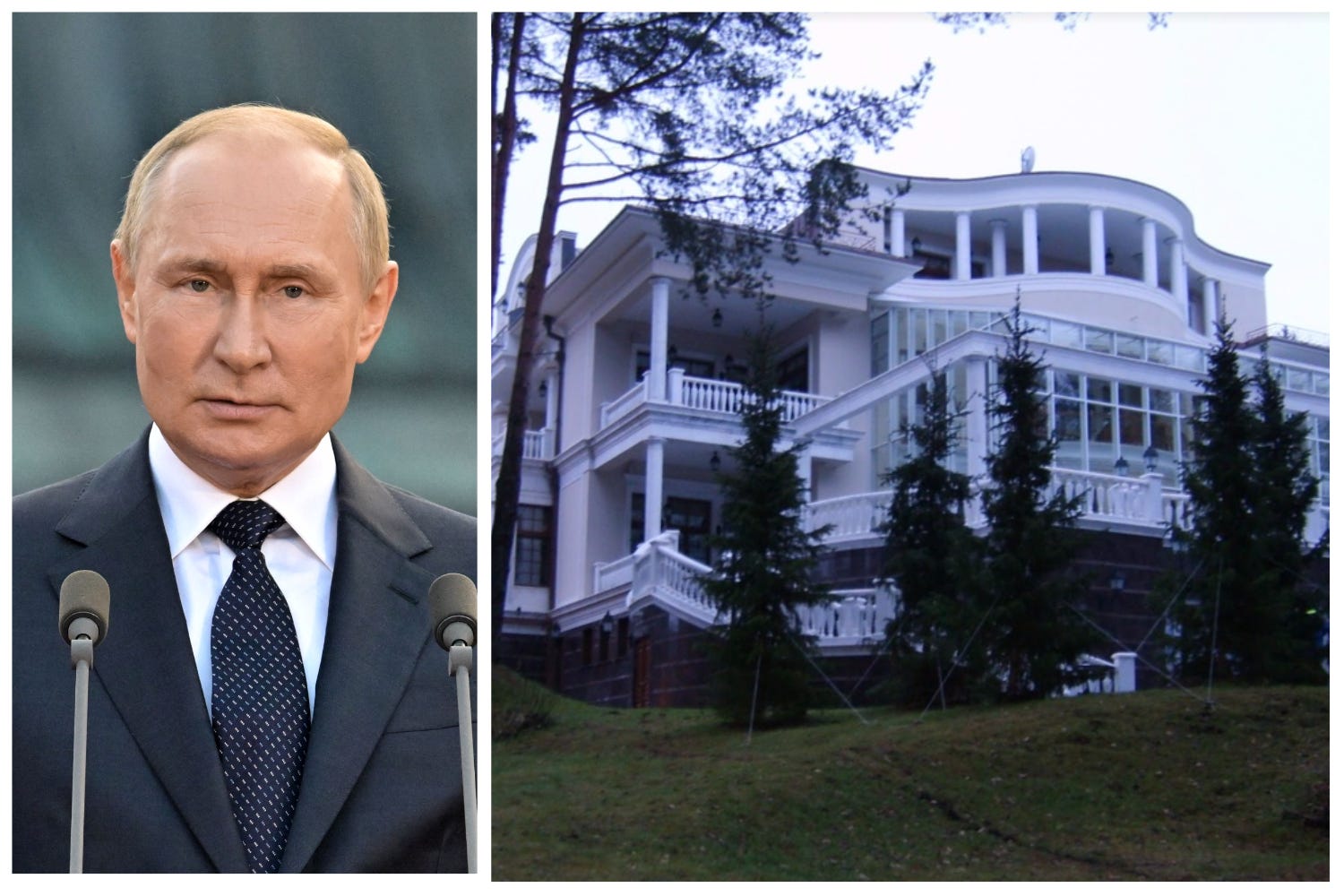 Putin und geheimer Palast