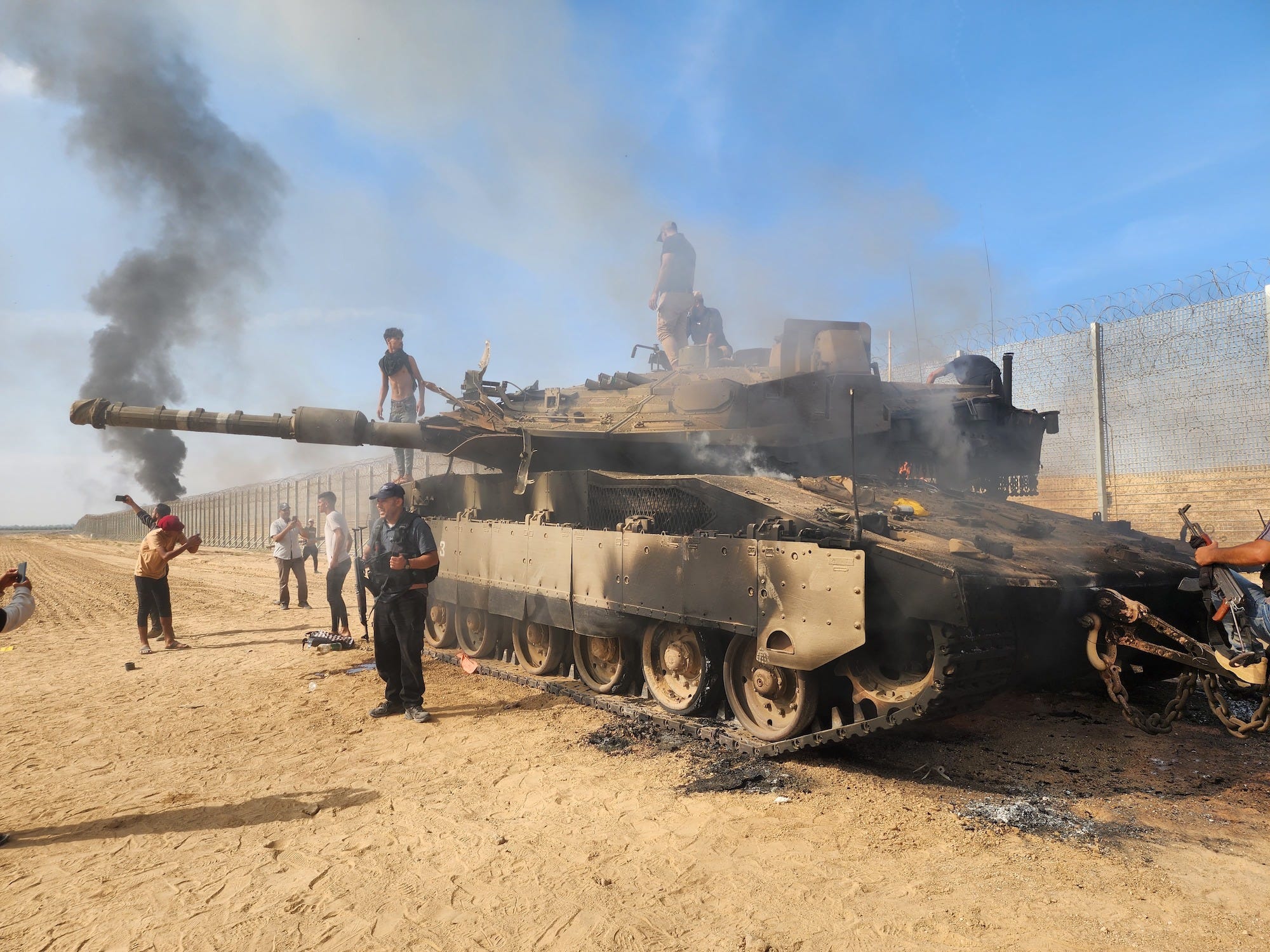 Israelischer Panzer Gaza