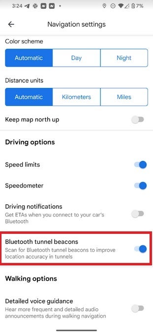 Um die Tunnel-Bluetooth-Beacons in Google Maps für Android zu verwenden, müssen Sie die Funktion aktivieren. Aktivieren Sie diese Funktion jetzt, damit Google Maps für Android funktioniert, wenn Sie sich in einem Tunnel befinden