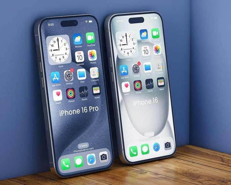 Kuo sagt, dass die iPhone 16 Pro-Modelle (iPhone 16 Pro-Rendering links) über eine 48-MP-Ultra-Wide-Kamera verfügen werden – Kuo sieht Verbesserungen bei den Kameras des iPhone 16 und iPhone 17