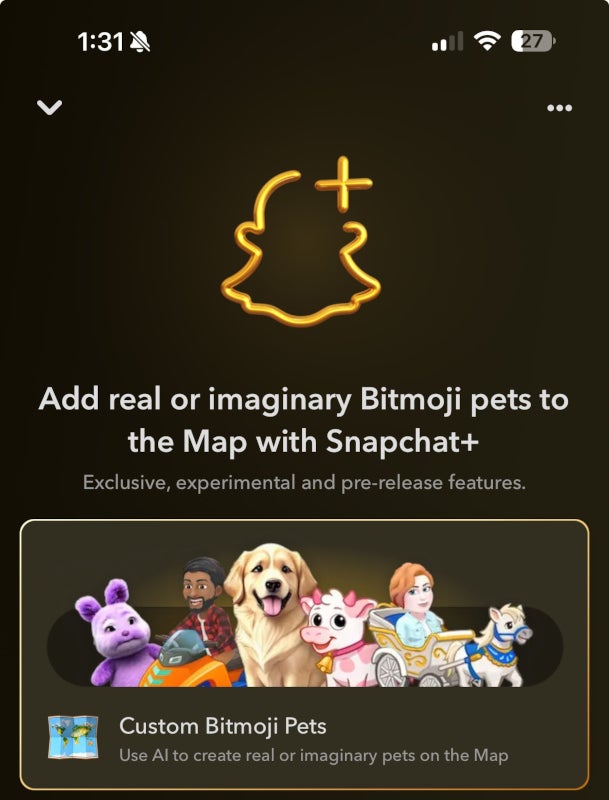 Snapchat führt eine weitere seltsame generative KI-Funktion ein