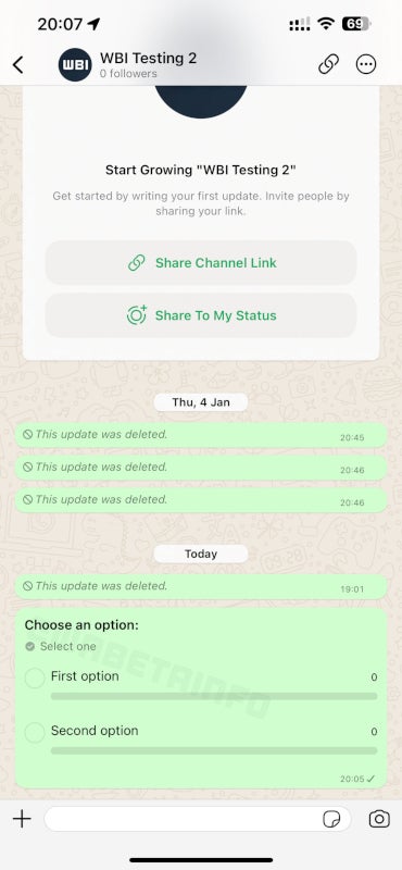 WhatsApp beginnt mit der Einführung der Umfragefunktion für Erstanwender
