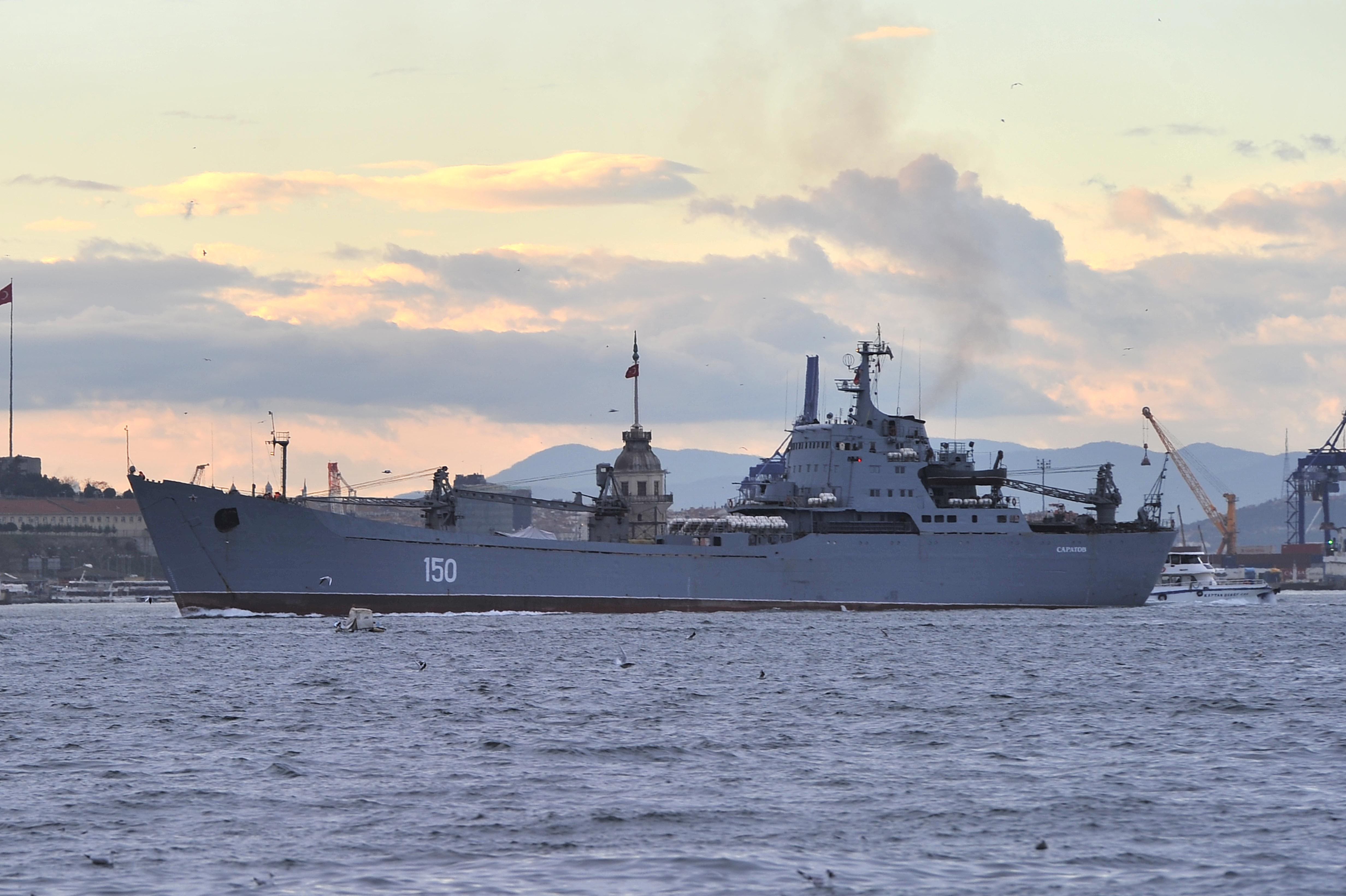 Russisches Militärschiff