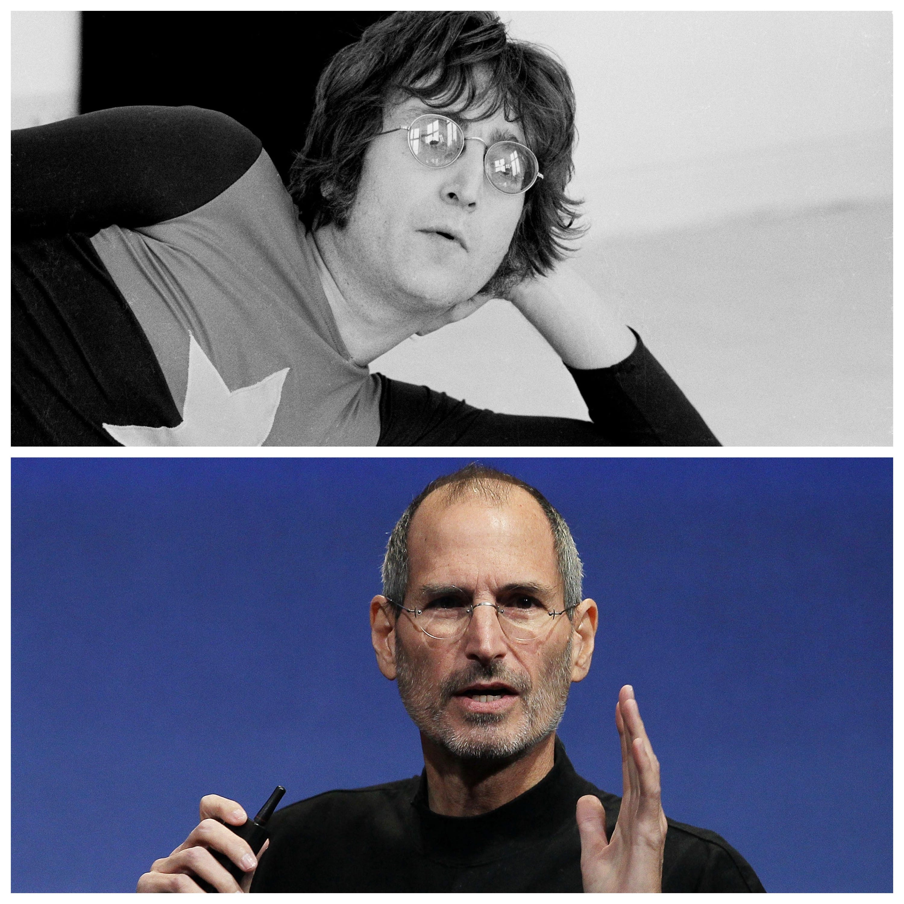 John Lennon und Steve Jobs.