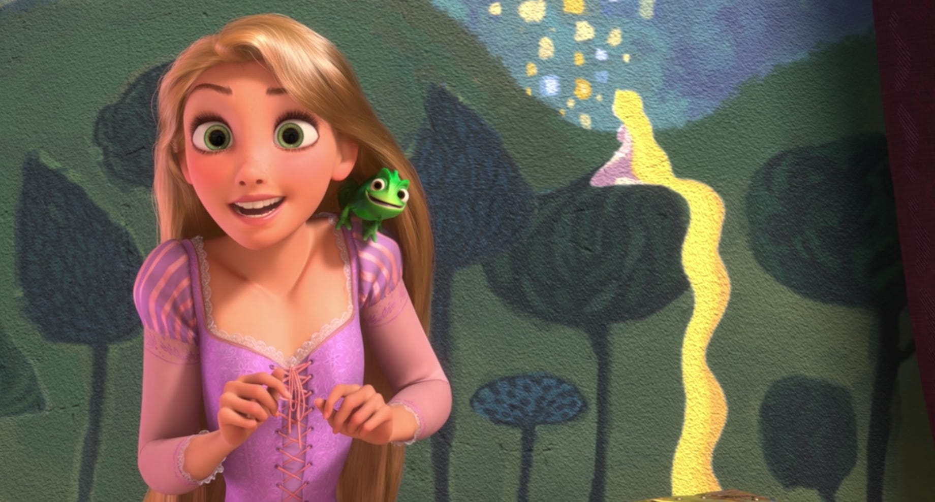 Rapunzel verwirrt Disney