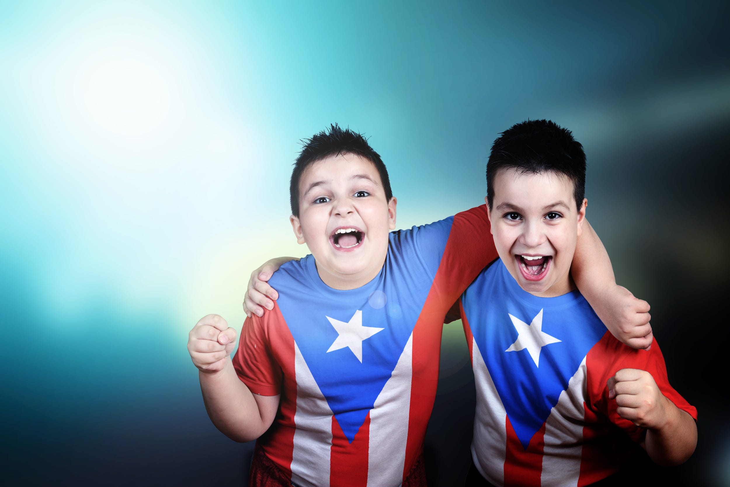 Kinder aus Puerto Rico.