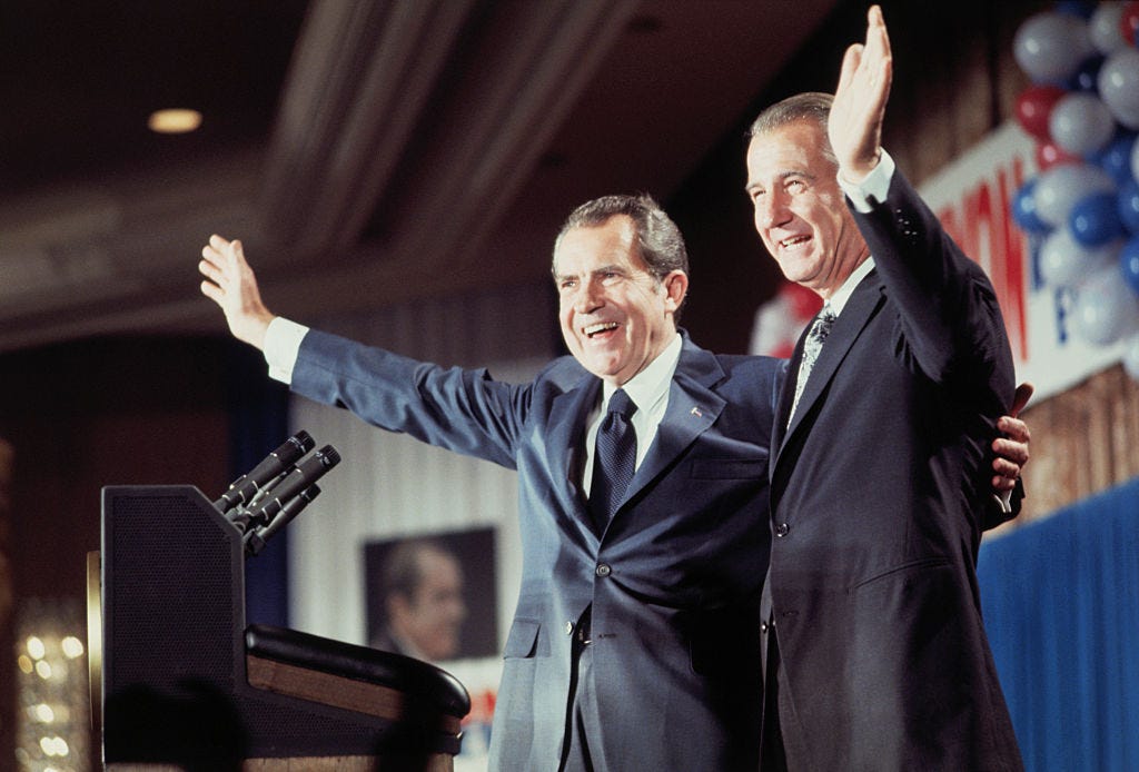 Richard Nixon und Spiro Agnew