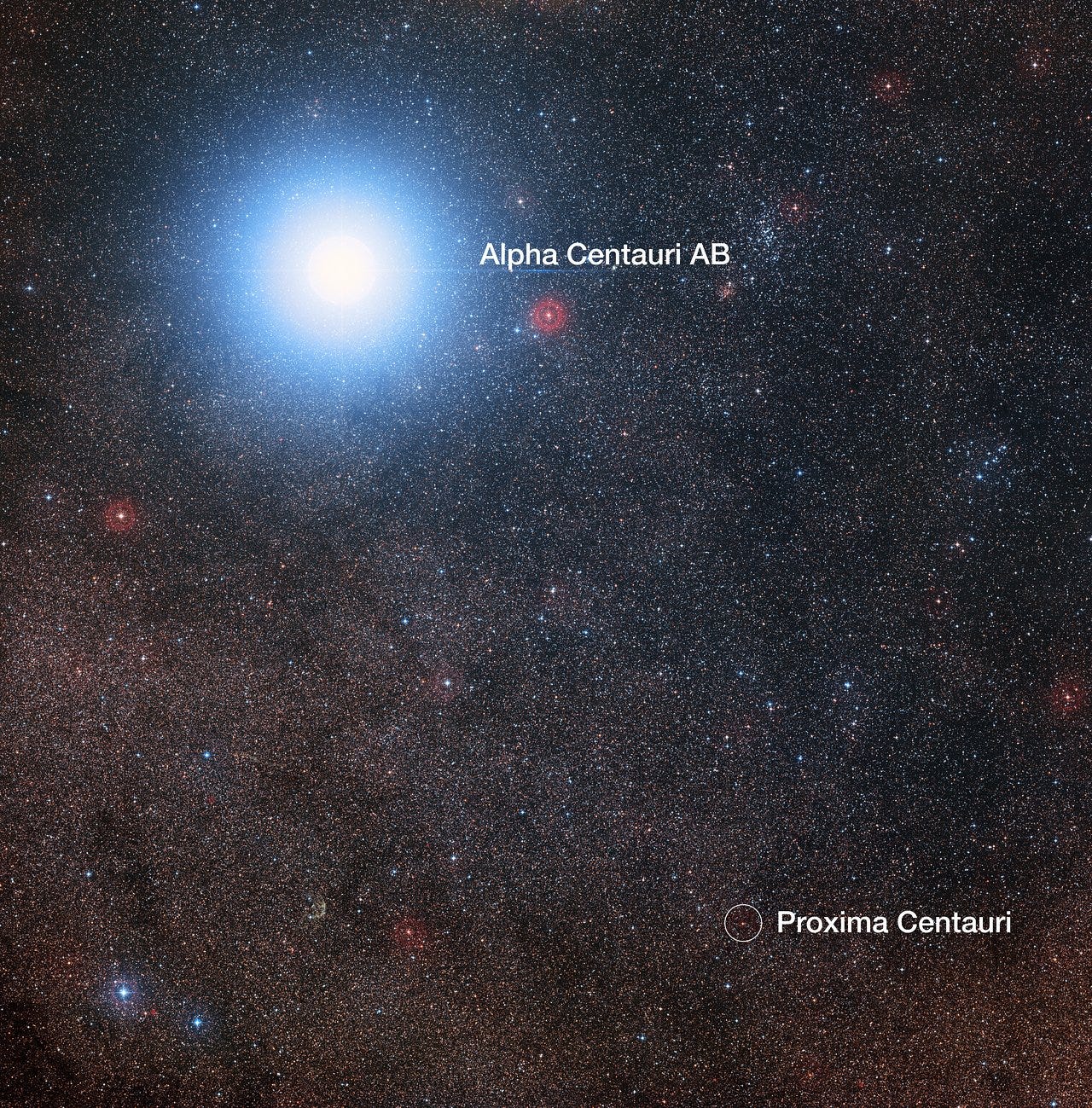 Alpha Proxima Centauri Sterne ESO