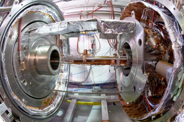 Instrument zur Erfassung von Antimaterie am CERN.