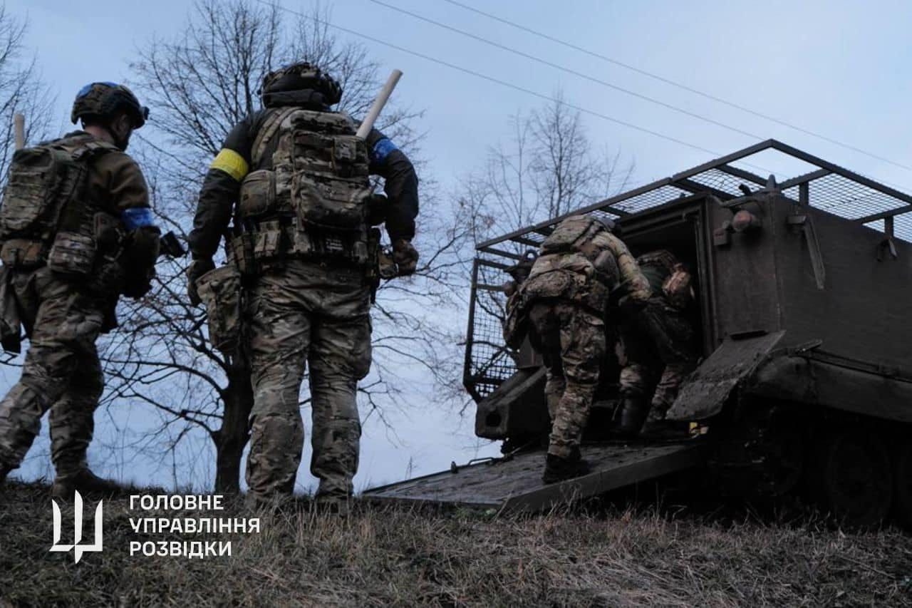 Ukrainische Soldaten in Avdiivka.