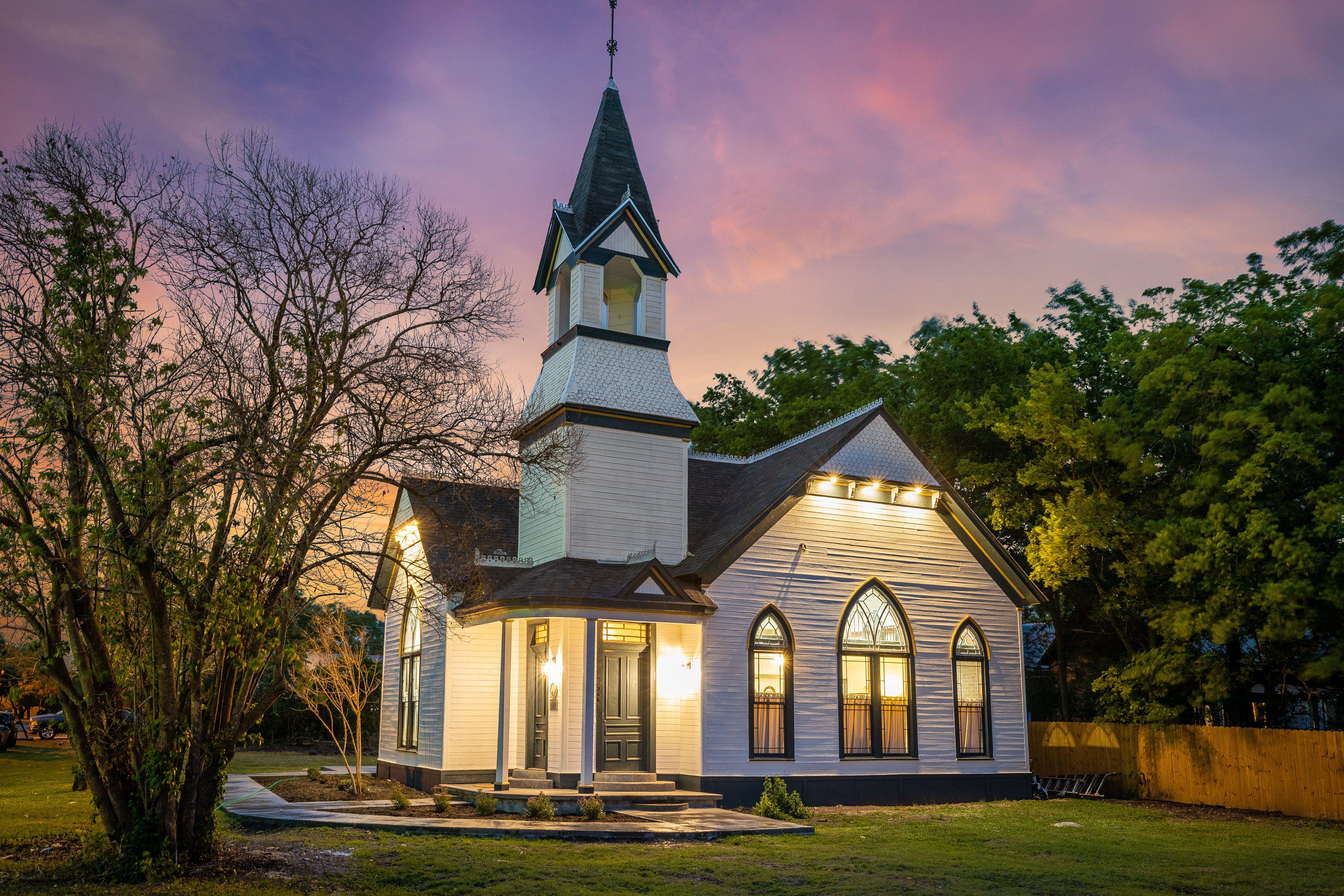 Bartlett-Kirche in Texas.