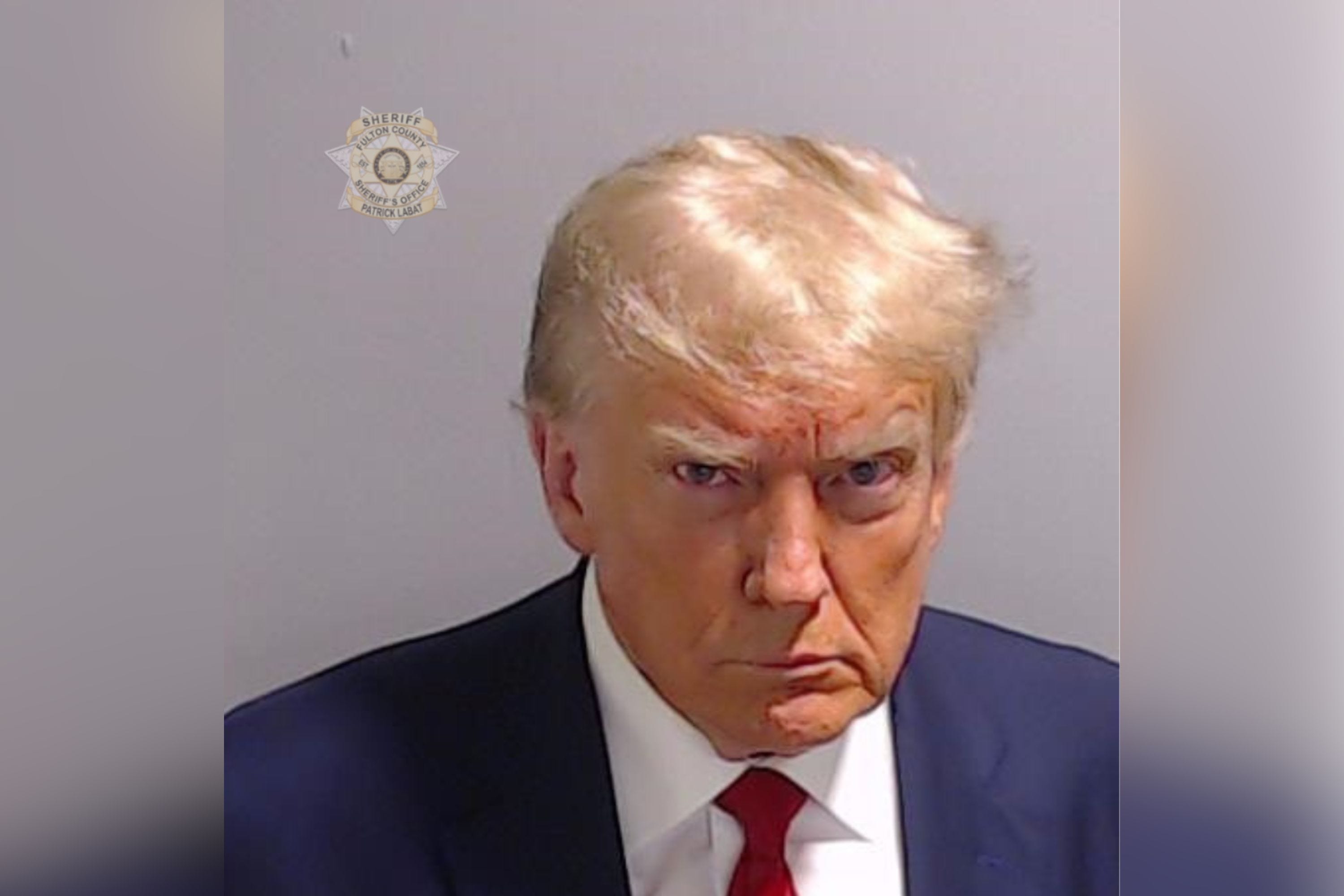 Fahndungsfoto von Donald Trump