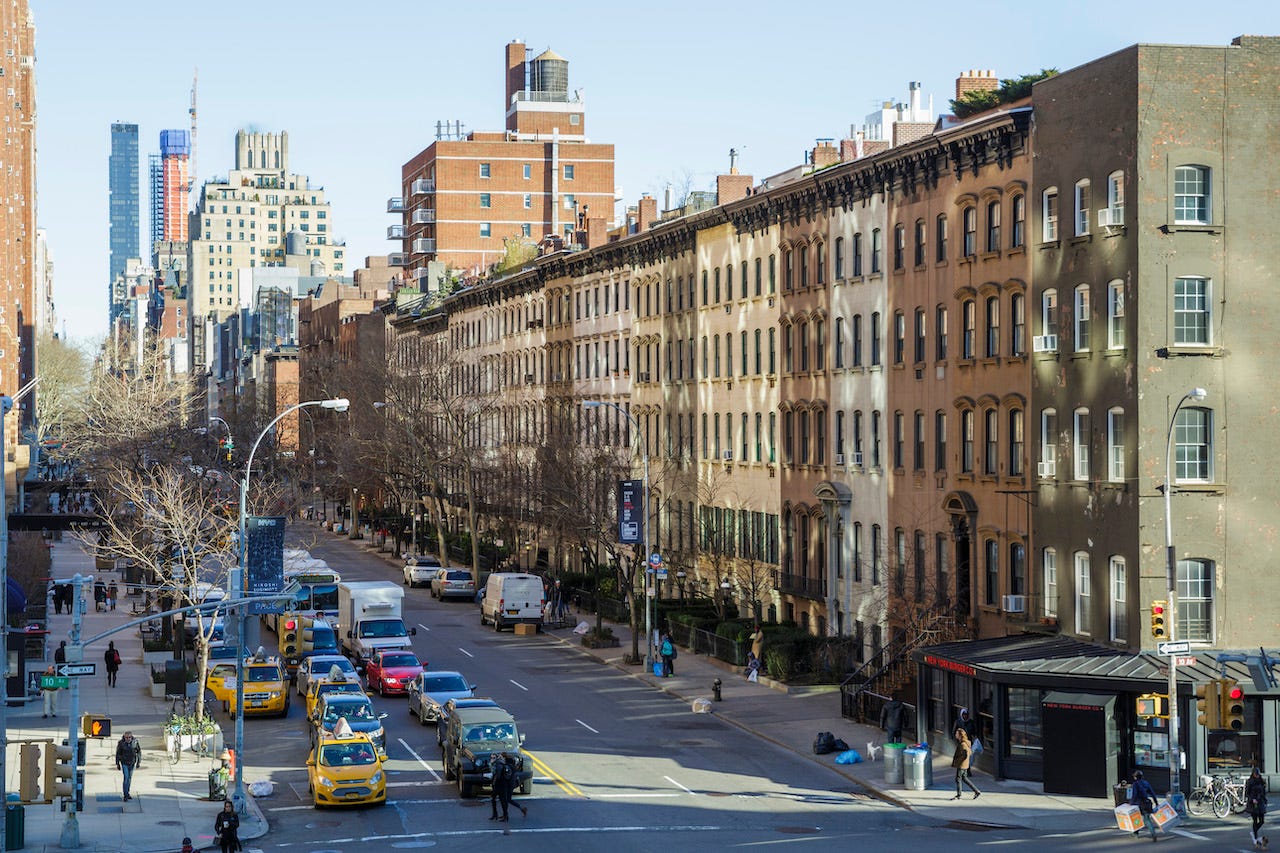 Wohnblöcke in Manhattan am 26. Februar 2016 in New York.