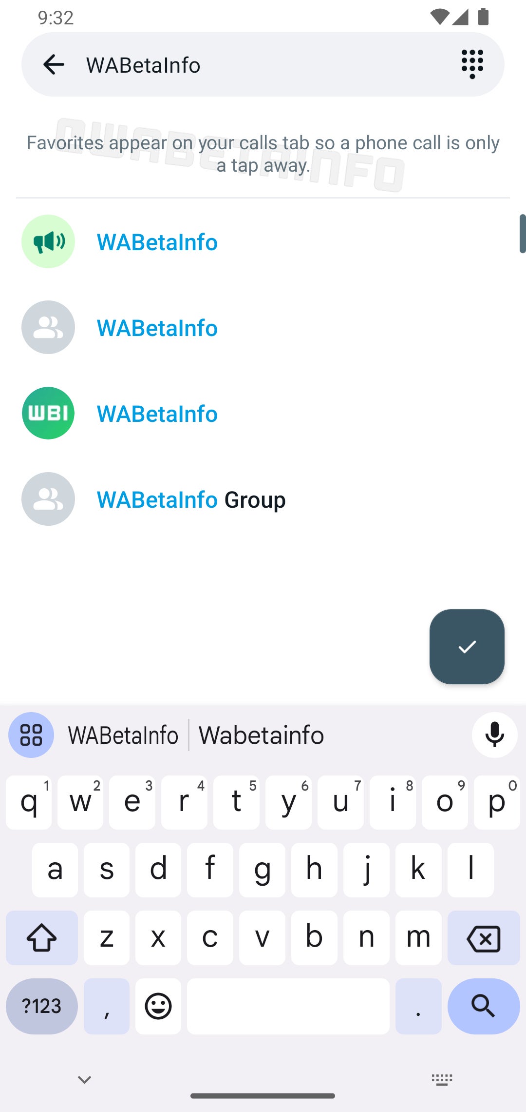 Bildnachweis – WABetaInfo – WhatsApp lässt Sie möglicherweise Ihre auswählen "innerer Kreis" für schnelleren Kontakt
