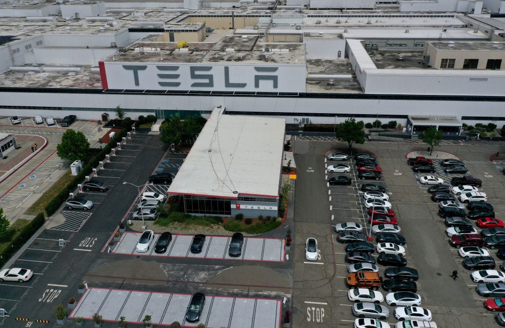 Tesla-Fabrik in Fremont