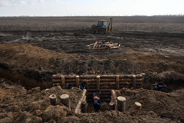 Region Charkiw verstärkt Verteidigungsanlagen durch neue Befestigungsanlagen
