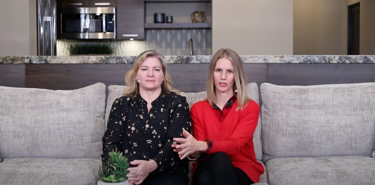 Jodi Hildebrandt und Ruby Franke auf ihrem YouTube-Kanal ConneXions.