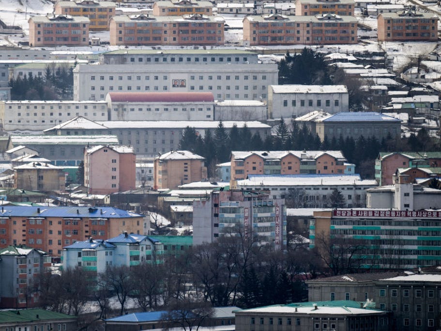 Die nordkoreanische Stadt Hyesan.