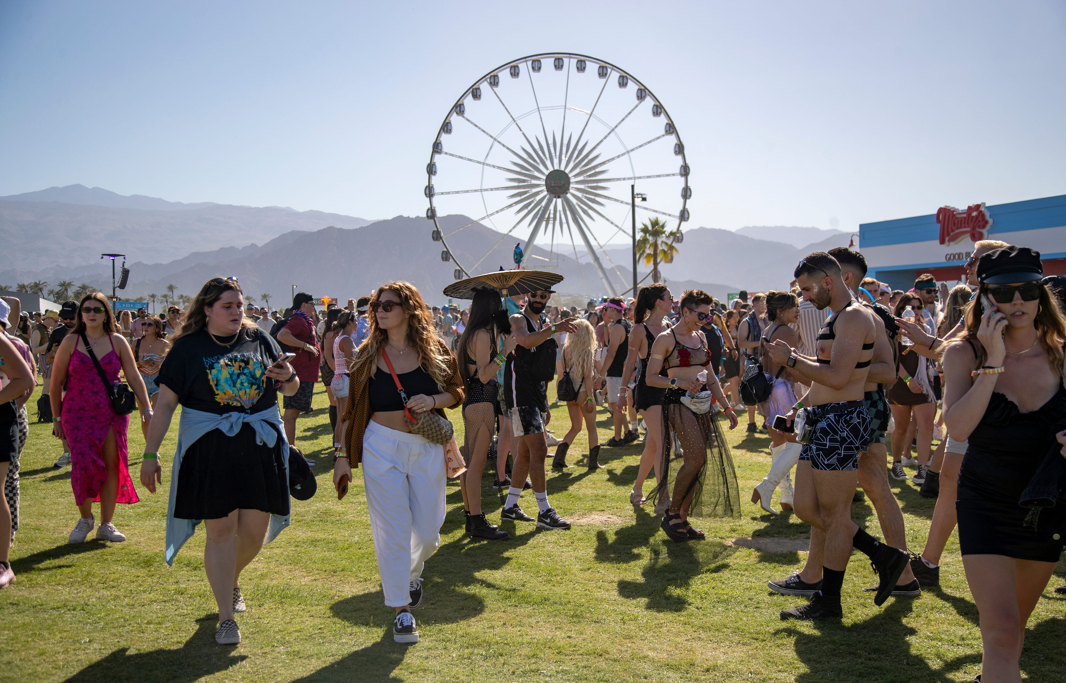 Coachella-Massen im Jahr 2022