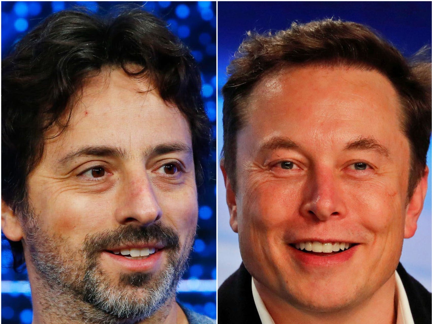 Sergey Brin Elon Musk Larry Page