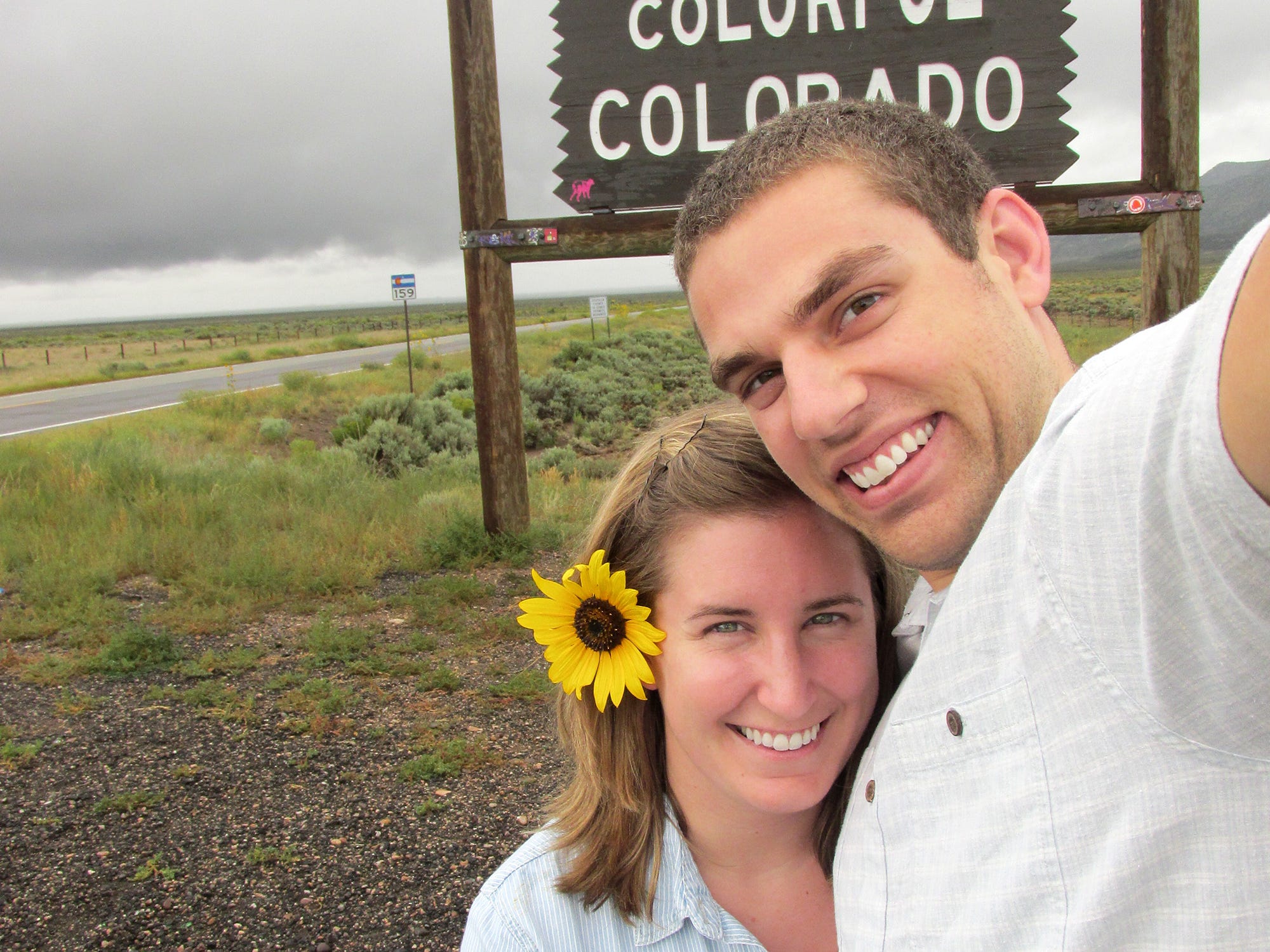 Autorin Kristen Bringe und ihr Mann in Denver