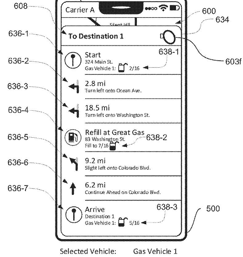Eine weitere Illustration aus der Patentanmeldung – Die Patentanmeldung enthüllt mögliche neue Apple Maps-Funktionen