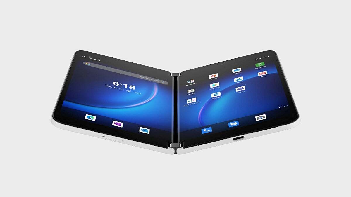 Das Surface Duo 2 – Die Patentanmeldung von Microsoft deutet darauf hin, dass ein echtes faltbares Telefon mit einem dünnen Formfaktor und mehr kommt