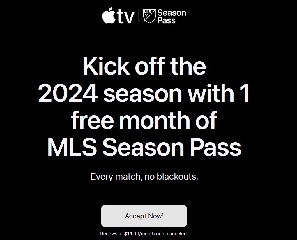 Apple bietet ehemaligen Abonnenten einen kostenlosen Monat seines MLS Season Pass-Dienstes an – Es ist ein Messi: Apple bietet den falschen iPhone-/iPad-Benutzern eine einmonatige kostenlose Testversion des MLS Season Pass an