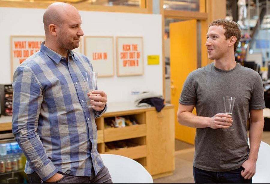 Andrew Bosworth und Mark Zuckerberg