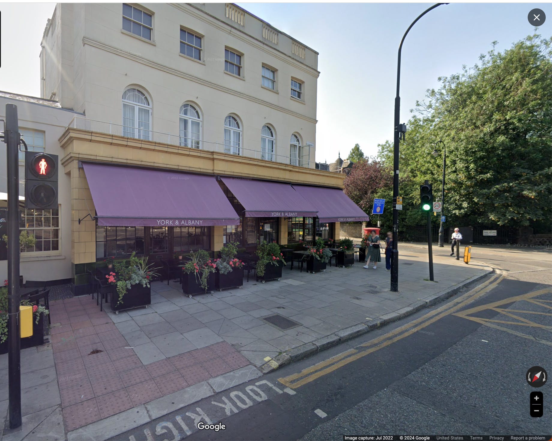 Google Maps-Foto von Gordon Ramsays York & Albany Restaurant in London.