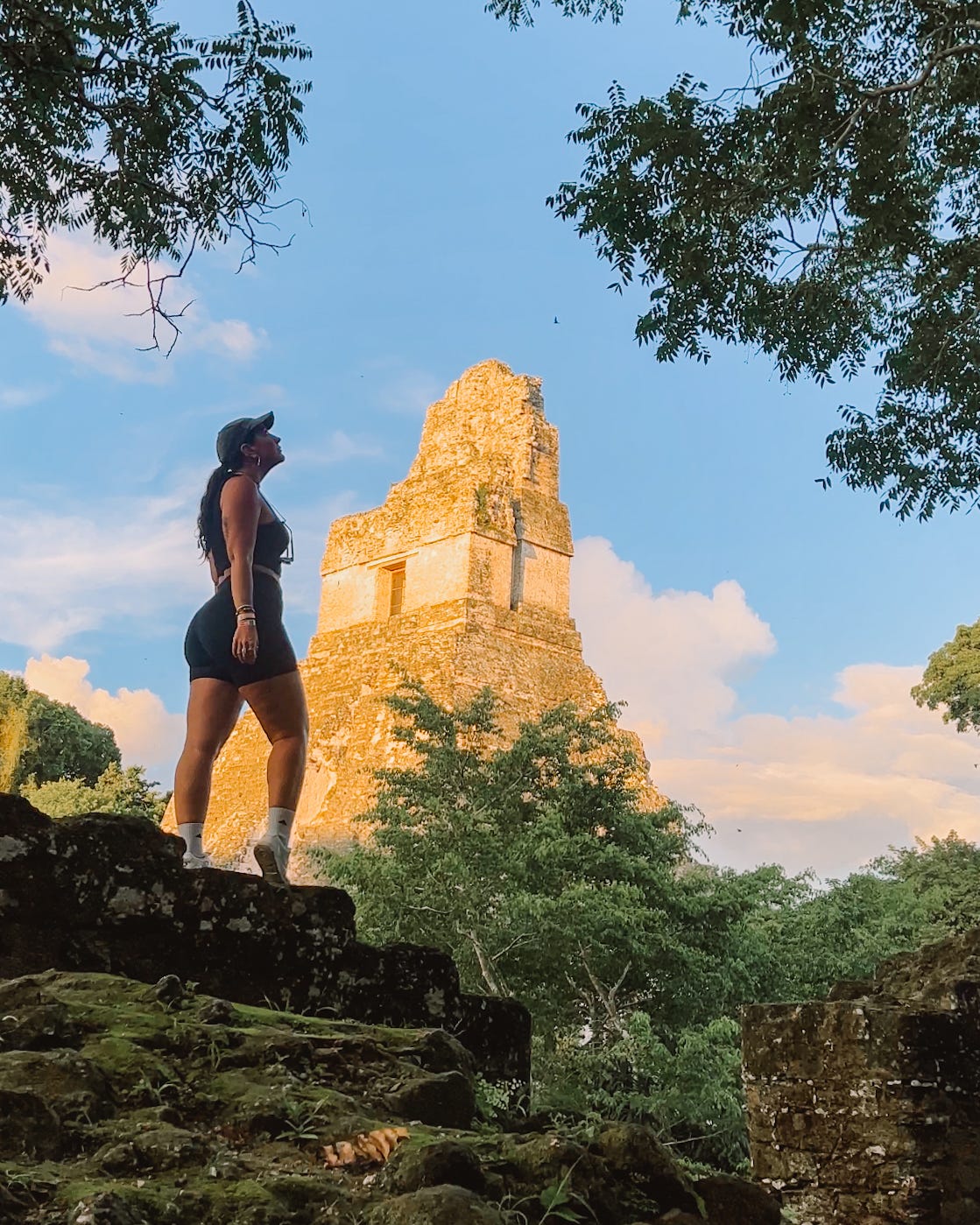 Kate Boardman im Tikal-Nationalpark in Guatemala.
