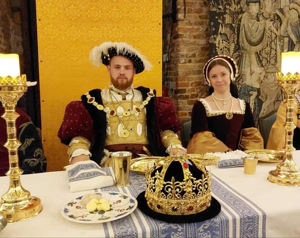 Heinrich VIII. und Anne Boleyn-Imitatoren