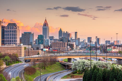 Skyline von Atlanta, Georgia