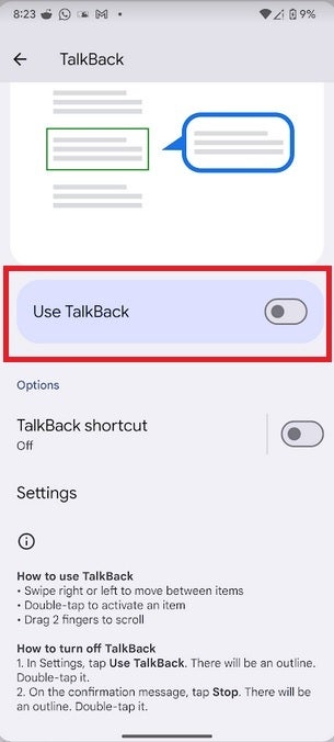 Mit der TalkBack-Funktion in Android 15 Beta 1 können Personen mit Sehbehinderung den Fingerabdruckscanner zum Entsperren ihrer Telefone verwenden. Mit Android 15 können Benutzer mit eingeschränkter Sehkraft weiterhin mit ihrem Fingerabdruckscanner entsperren