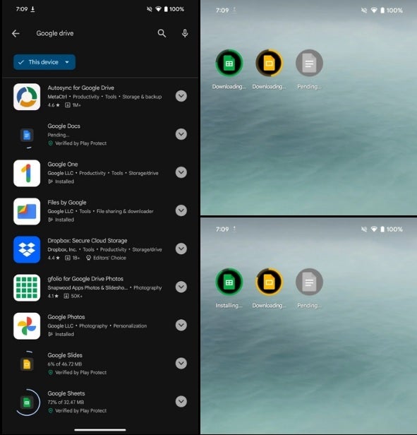 Der Play Store kann zwei Apps gleichzeitig herunterladen und installieren – Zwei neue Play Store-Apps können jetzt gleichzeitig heruntergeladen und auf einem Android-Telefon installiert werden