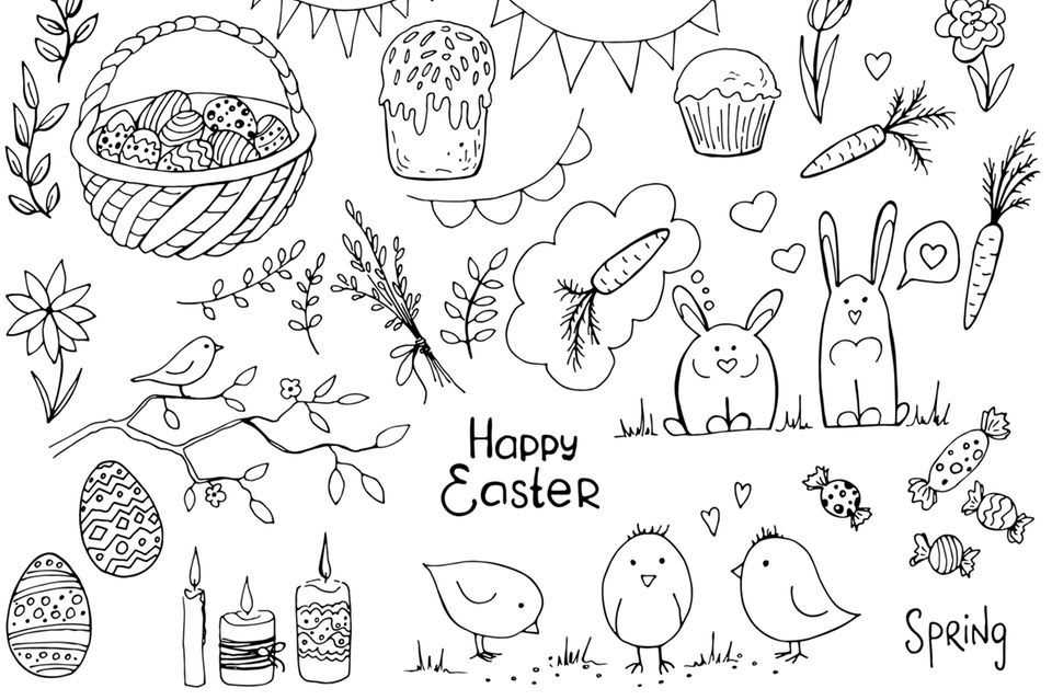 Draw Doodles: Easter Sketches