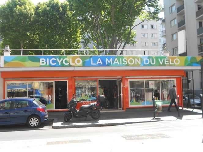 The premises of the Maison du Vélo, in Saint-Denis, in June 2015.