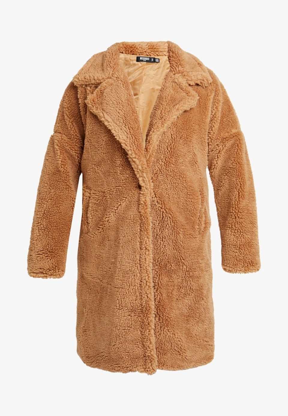 Teddy coat from Missguided Plus