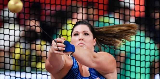 DeAnna Price of the United States is the reigning hammer throw world champion.