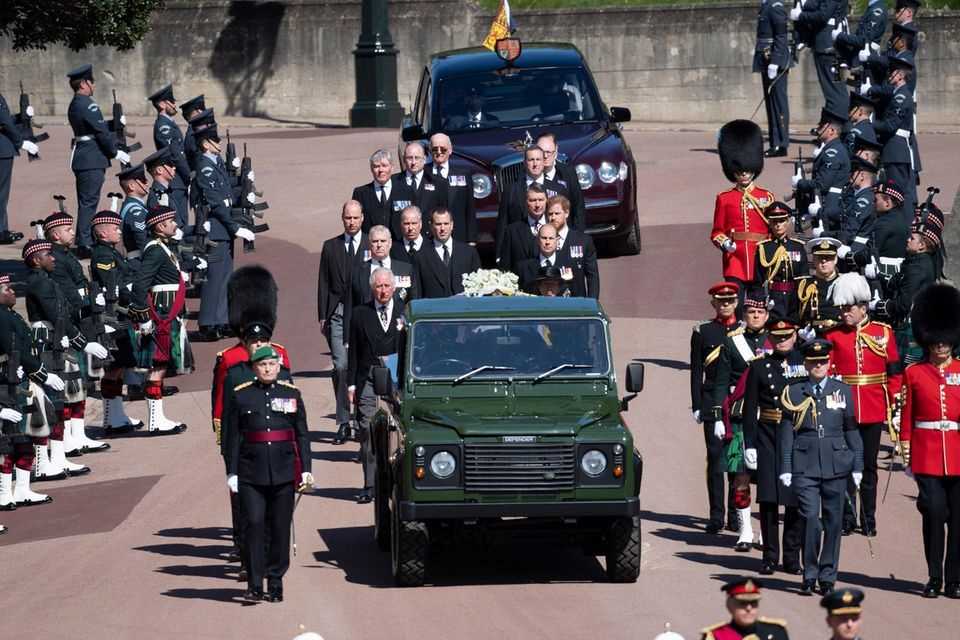 The procession for Prince Philip has begun.