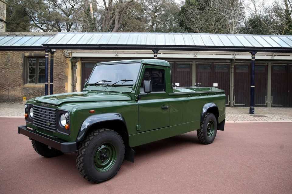 The Land Rover was specially designed for Prince Philip's procession